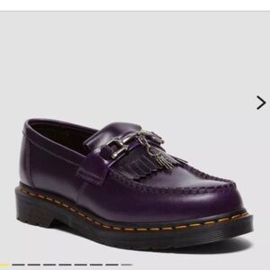 Dr. Martens Adrian Purple Snaffle Bone Loafers uk 4 us 6